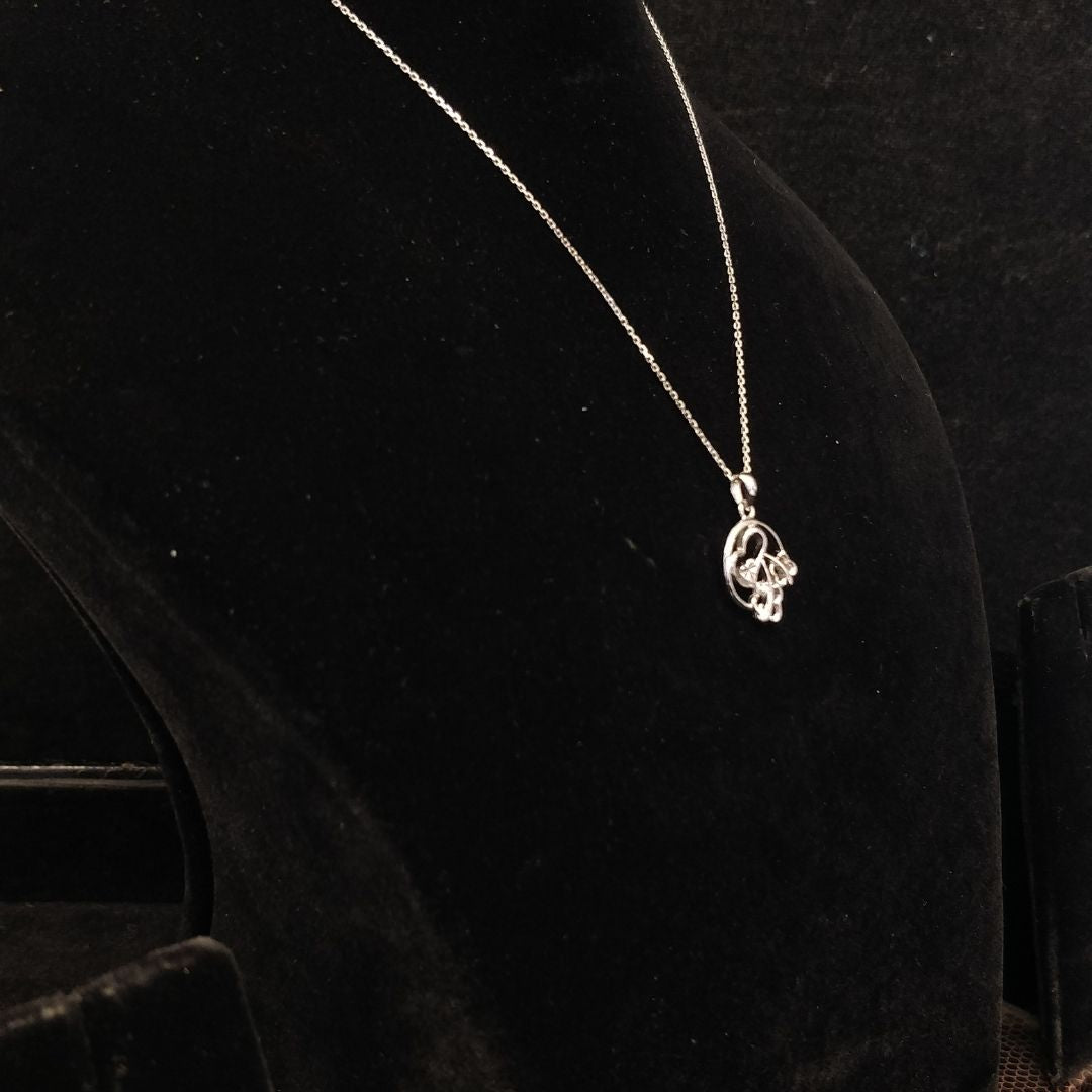 Candrin Clara Silver Chain Pendent