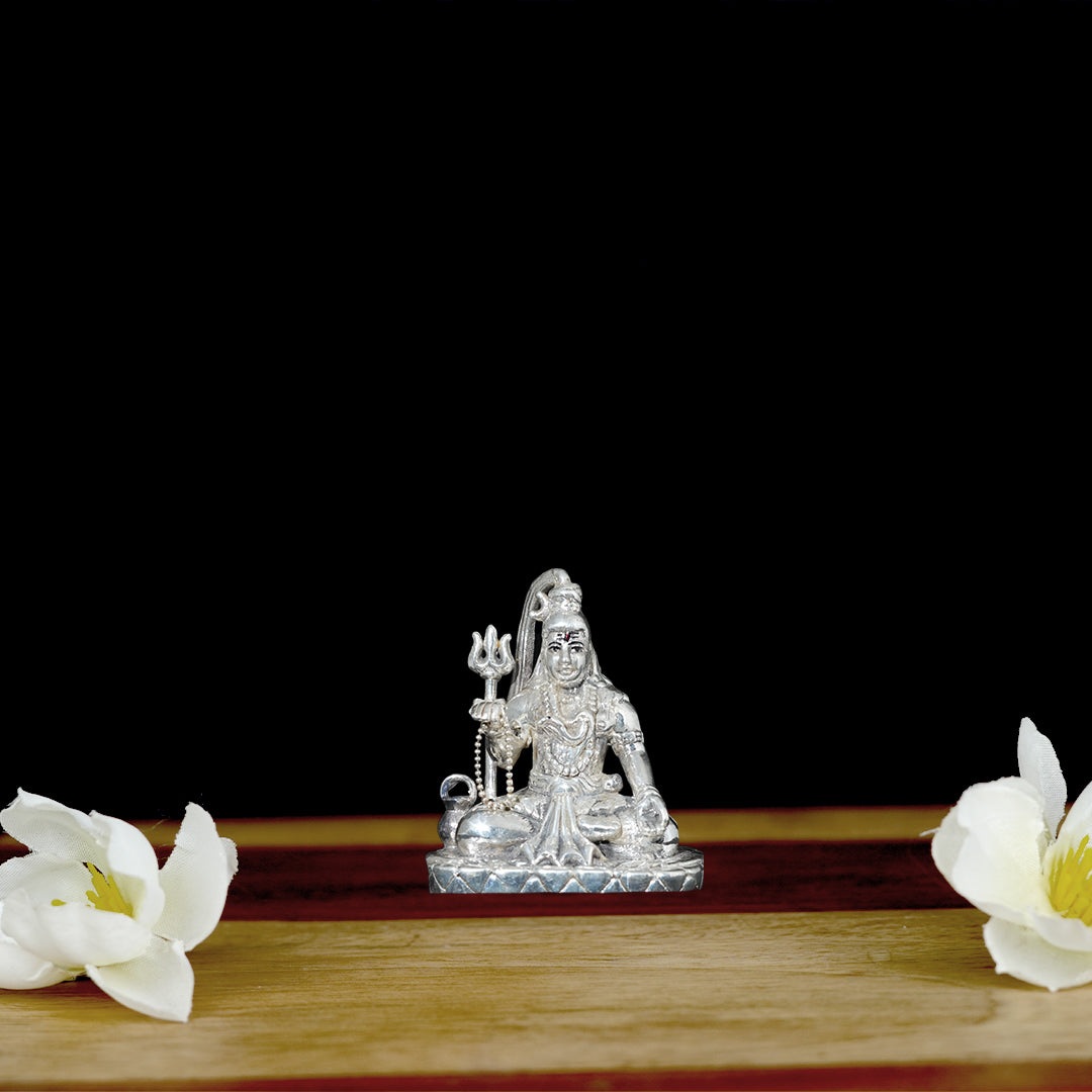 कैंड्रिन 925 शिव जी 3डी मूर्ति
