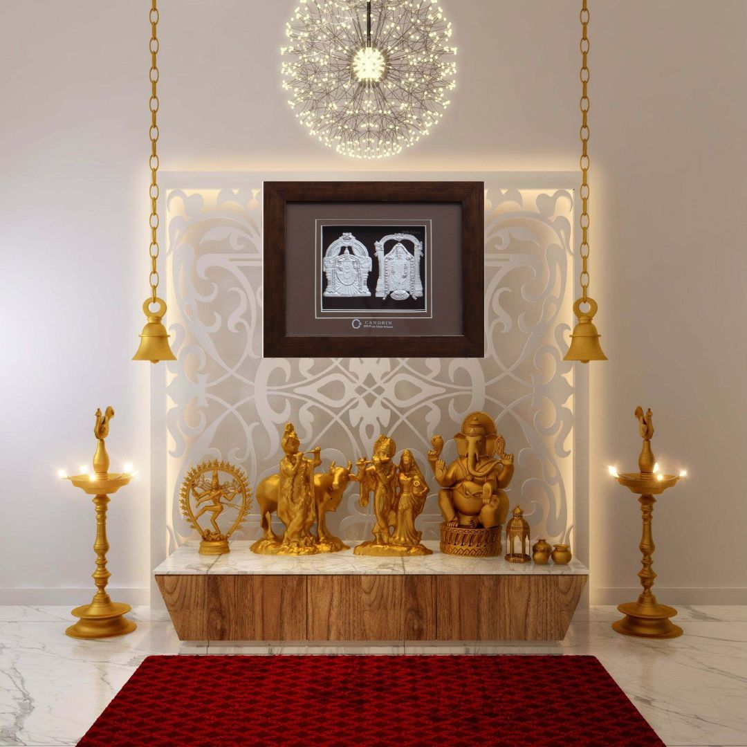 CANDRIN SILVER FRAME/LAXMI BALA JI SILVER FRAME / LAXMI BALA JI SILVER FRAME / CANDRIN LAXMI BALA JI / SILVER FOIL FRAME/ LAXMI BALA JI / CANDRIN /SILVER FRAME / LAXMI BALA JI SILVER FRAME