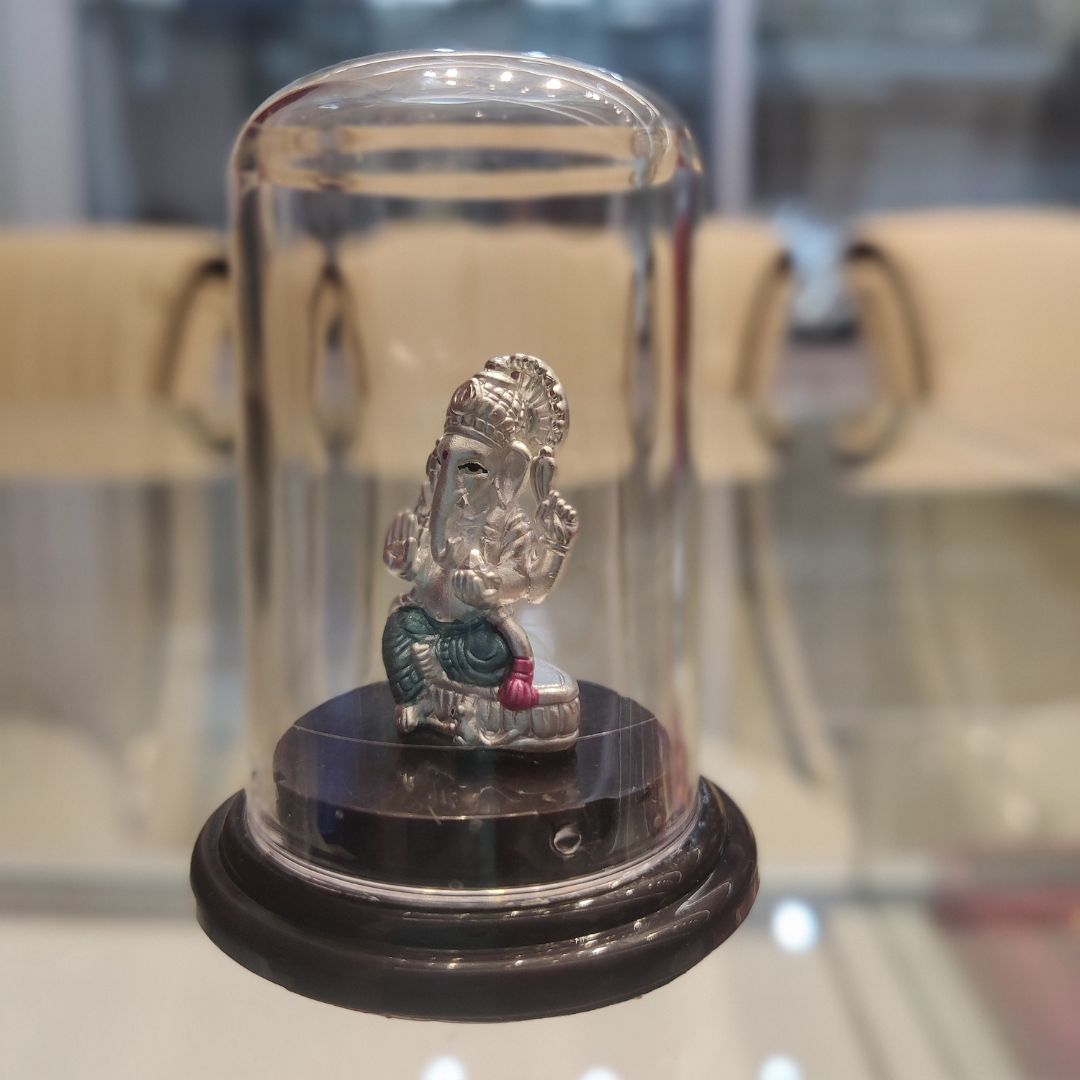 Ganesha 999 Silver Idol