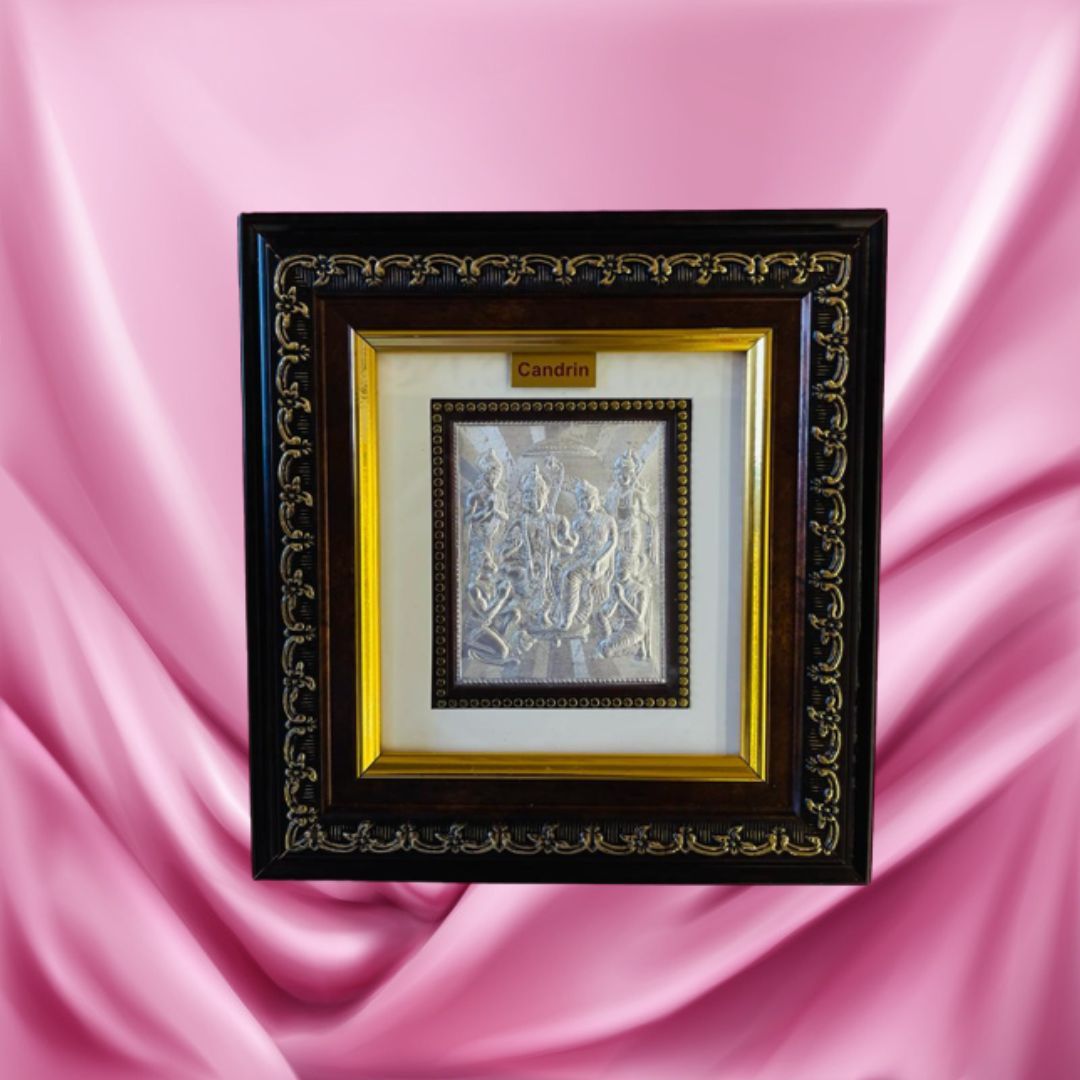 CANDRIN SPECIAL 999 PURE SILVER ELITE RAM MANDIR FRAME
