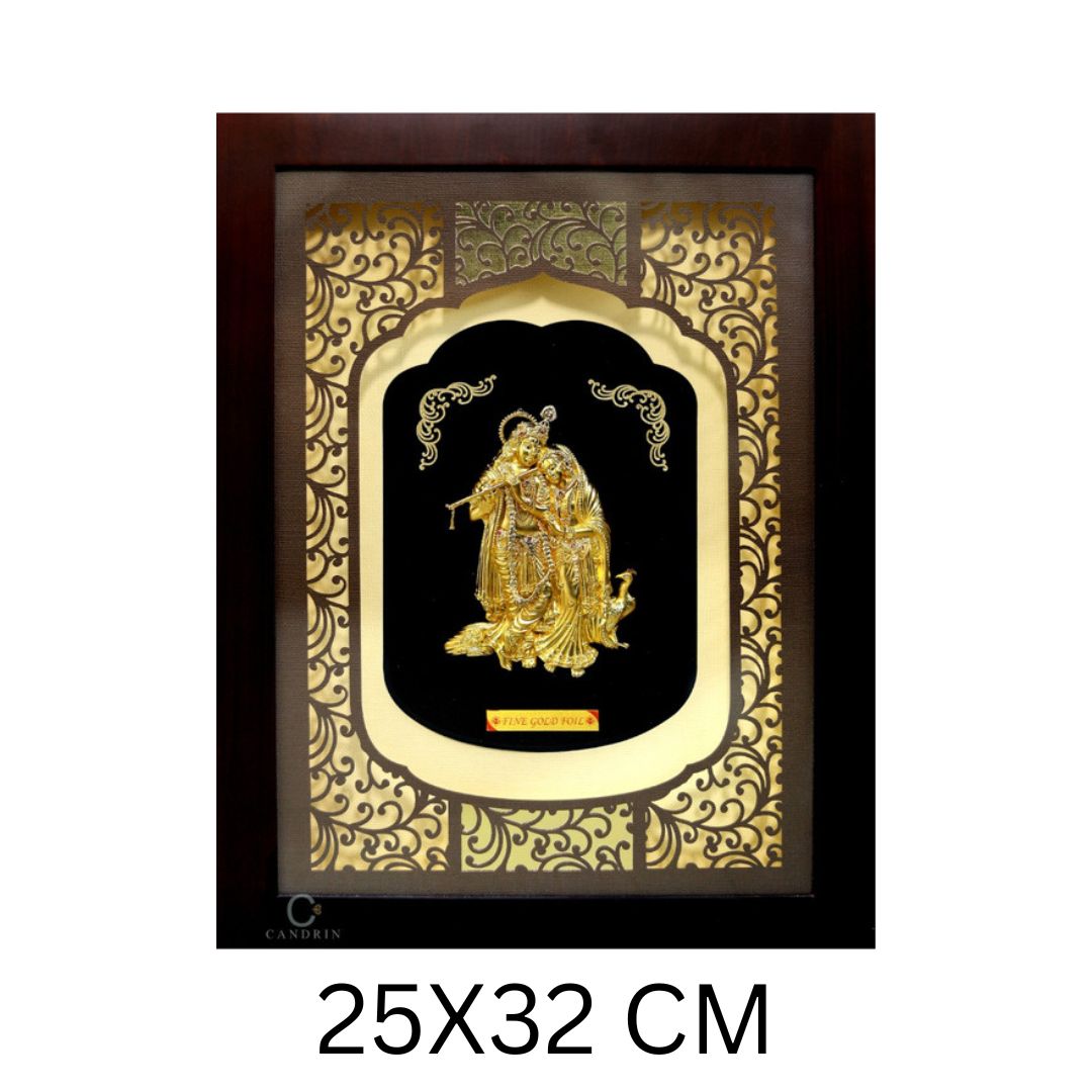 24KT GOLD FOIL ELITE RK WITH PEACOCK FRAME