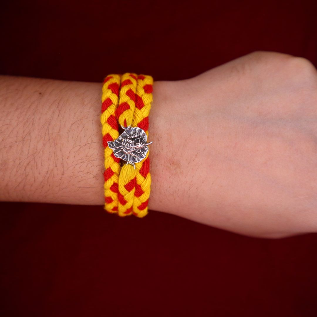 Candrin Leaf Ganesha Rakhi