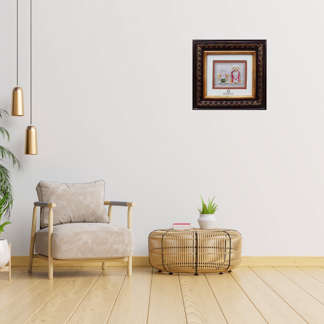 CANDRIN SILVER FRAME/ LAXMI BALA JI SILVER FRAME / LAXMI BALA JI SILVER FRAME / CANDRIN LAXMI BALA JI / SILVER FOIL FRAME/ LAXMI BALA JI / CANDRIN /SILVER FRAME / LAXMI BALA JI SILVER FRAME