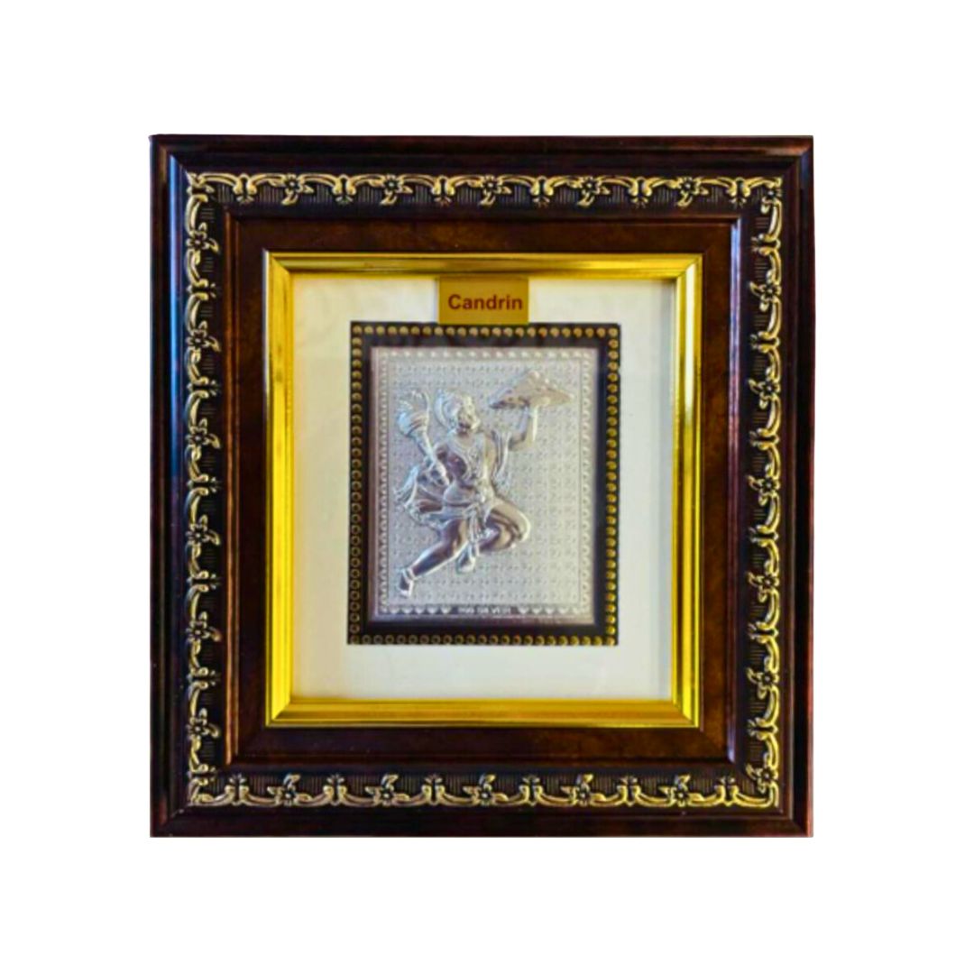 CANDRIN SILVER FRAME HANUMAN SILVER FRAME 999 SILVER FRAME CANDRIN SILVER FRAME CHANDI KI FRAME SILVER GOD FRAME ELITE SILVER COLLECTION ELITE FRAME /HANUMAN / BAJRAGBALI / MAHABALI HANUMAN / SAKHI KE HANUMAN/ BALAJI / BAGESHWARDHAM/