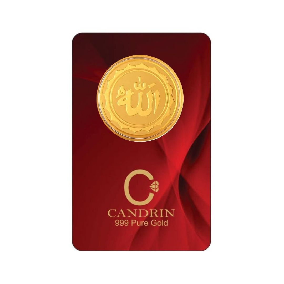 CANDRIN 999 GOLD ALLAH COIN