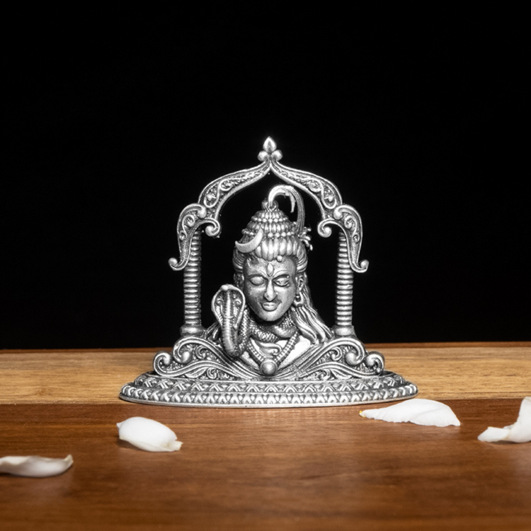 कैंड्रिन 925 महादेव 2डी मूर्ति