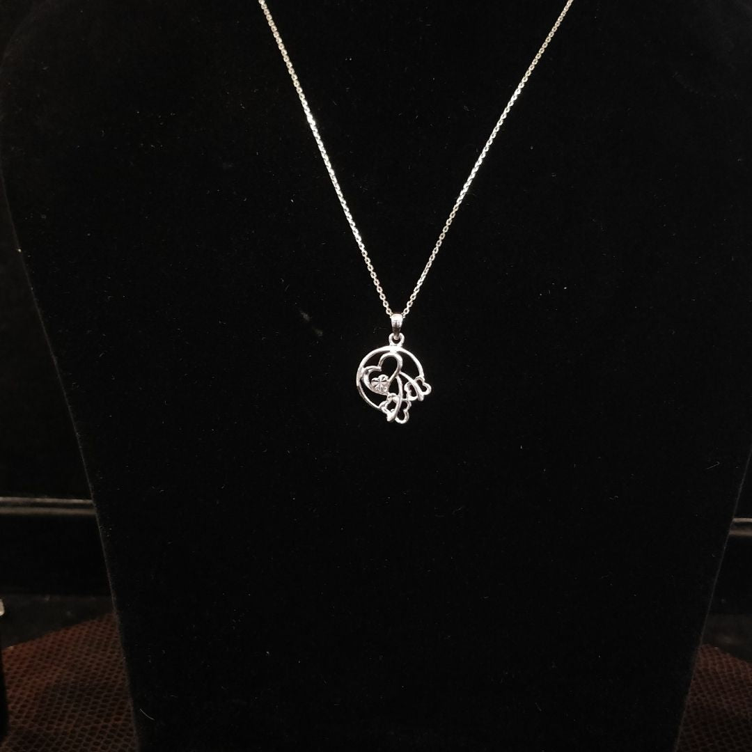 Candrin Clara Silver Chain Pendent