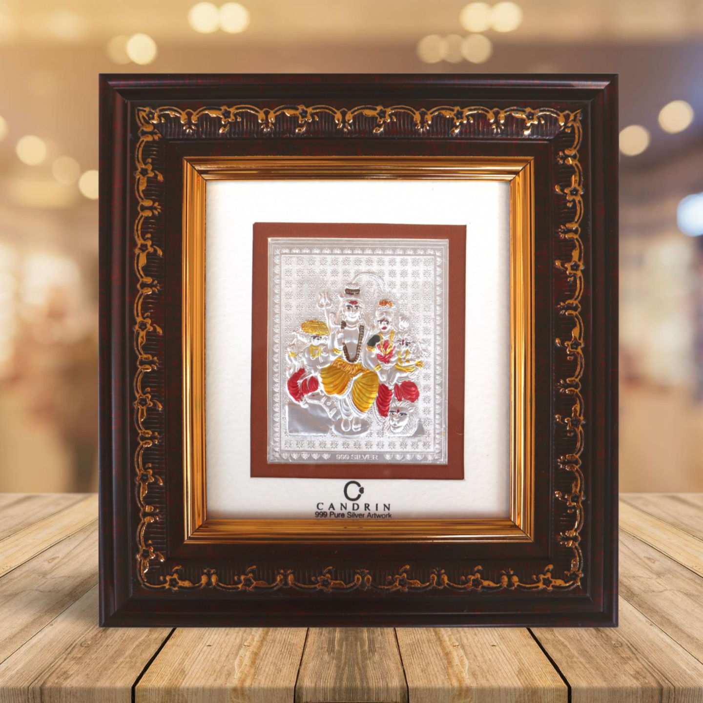 CANDRIN SILVER FRAME/ SHIV PARIVAR SILVER FRAME / SHIV PARIVAR SILVER FRAME / CANDRIN SHIV PARIVAR / SILVER FOIL FRAME/ SHIV PARIVAR / CANDRIN /SILVER FRAME / SHIV PARIVAR SILVER FRAME