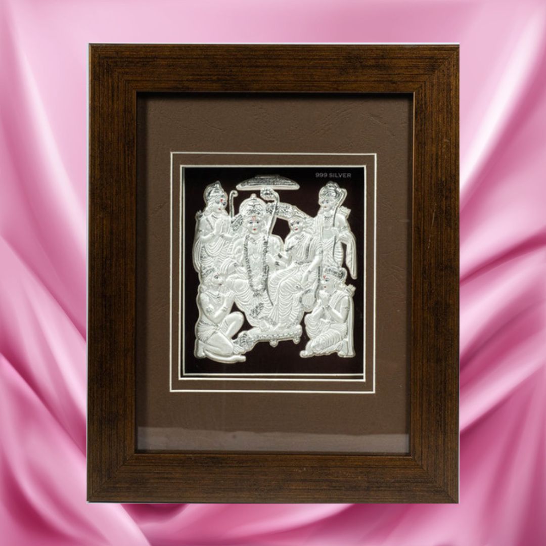 CANDRIN SILVER FRAME/ RAMDARBAR SILVER FRAME / RAMDARBAR SILVER FRAME / CANDRIN RAMDARBAR / SILVER FOIL FRAME/ RAM DARBAR / CANDRIN /SILVER FRAME / RAM DARBAR SILVER FRAME