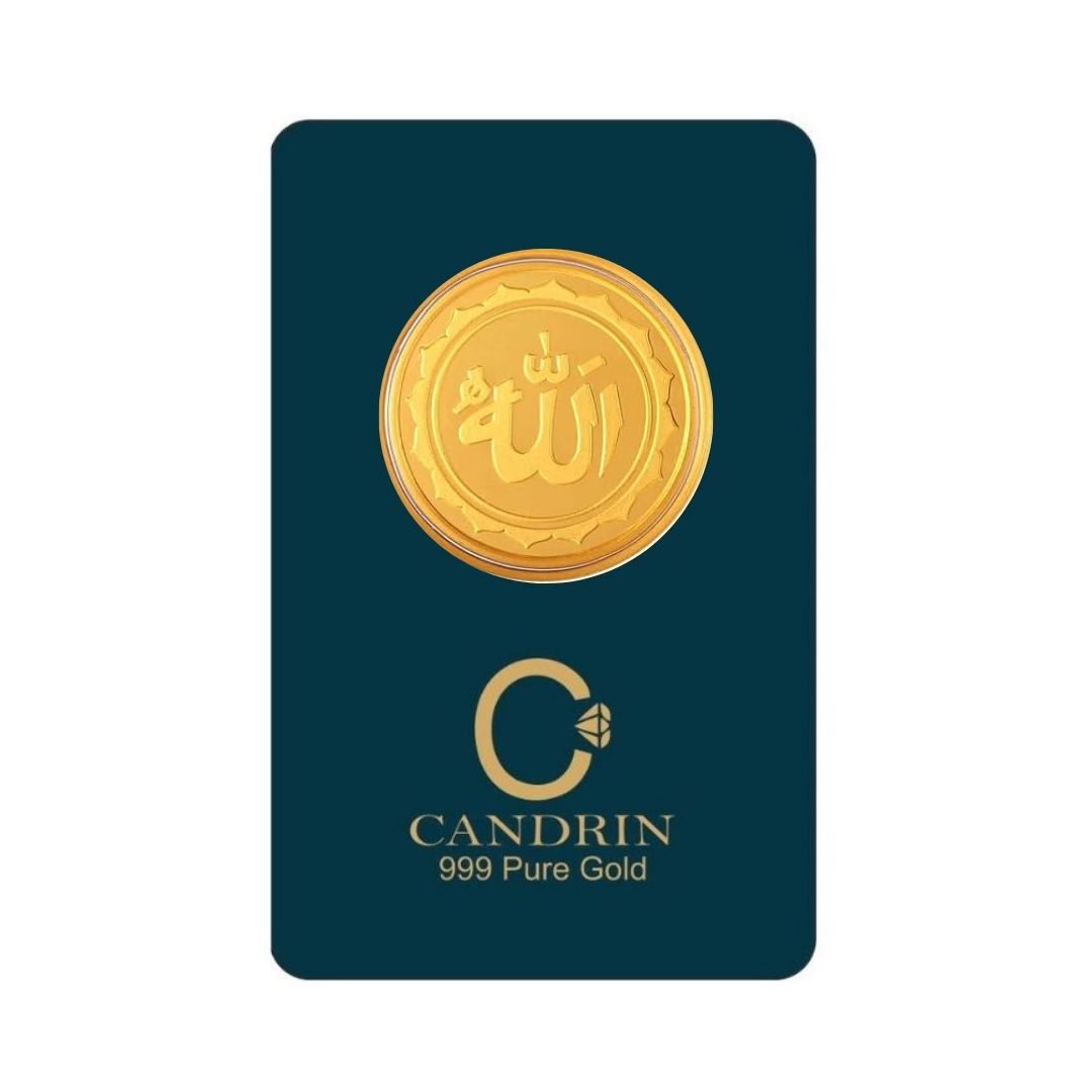 CANDRIN 999 GOLD ALLAH COIN
