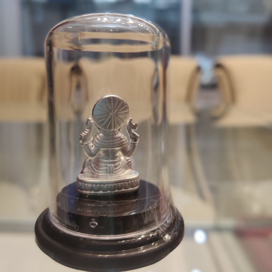 Ganesha 999 Silver Idol