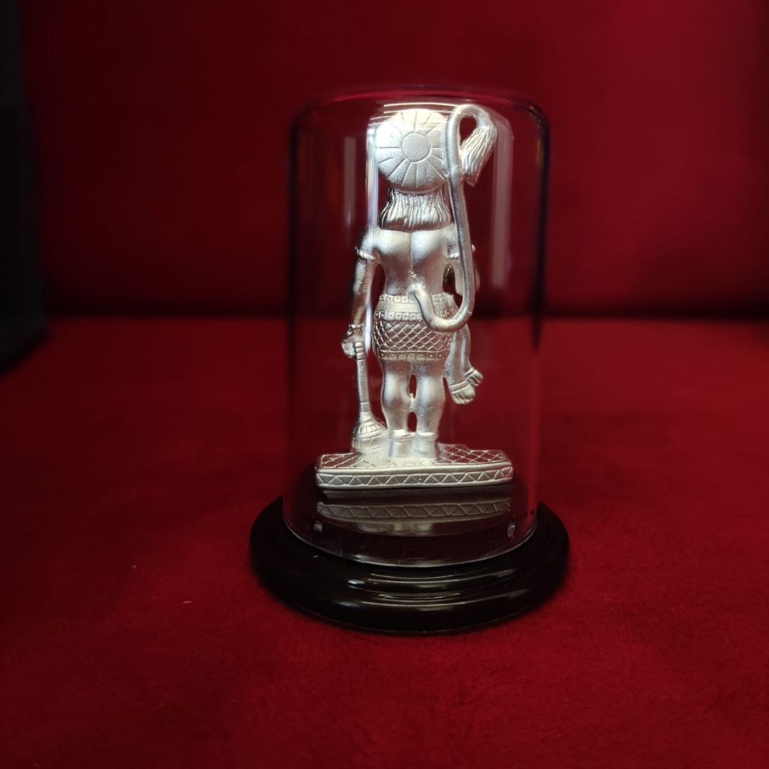 Hanuman Ji 999 Silver Idol