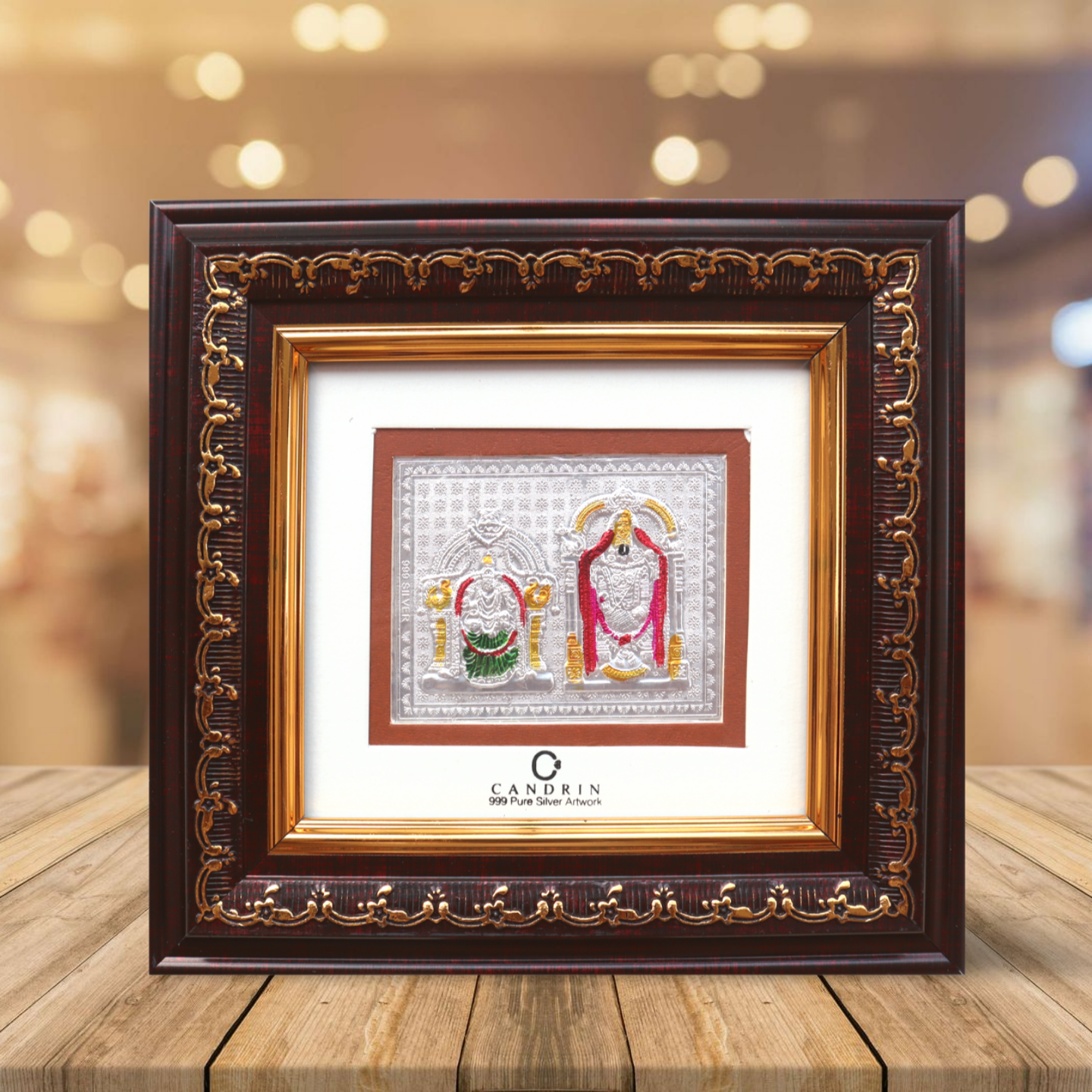 CANDRIN SILVER FRAME/ LAXMI BALA JI SILVER FRAME / LAXMI BALA JI SILVER FRAME / CANDRIN LAXMI BALA JI / SILVER FOIL FRAME/ LAXMI BALA JI / CANDRIN /SILVER FRAME / LAXMI BALA JI SILVER FRAME