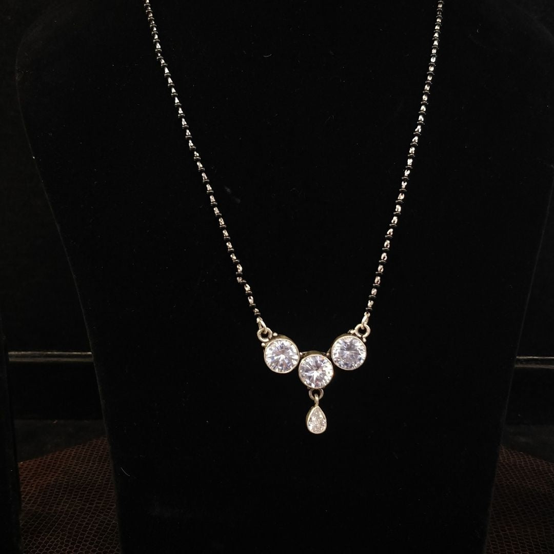 Candrin Trany Silver Mangalsutra