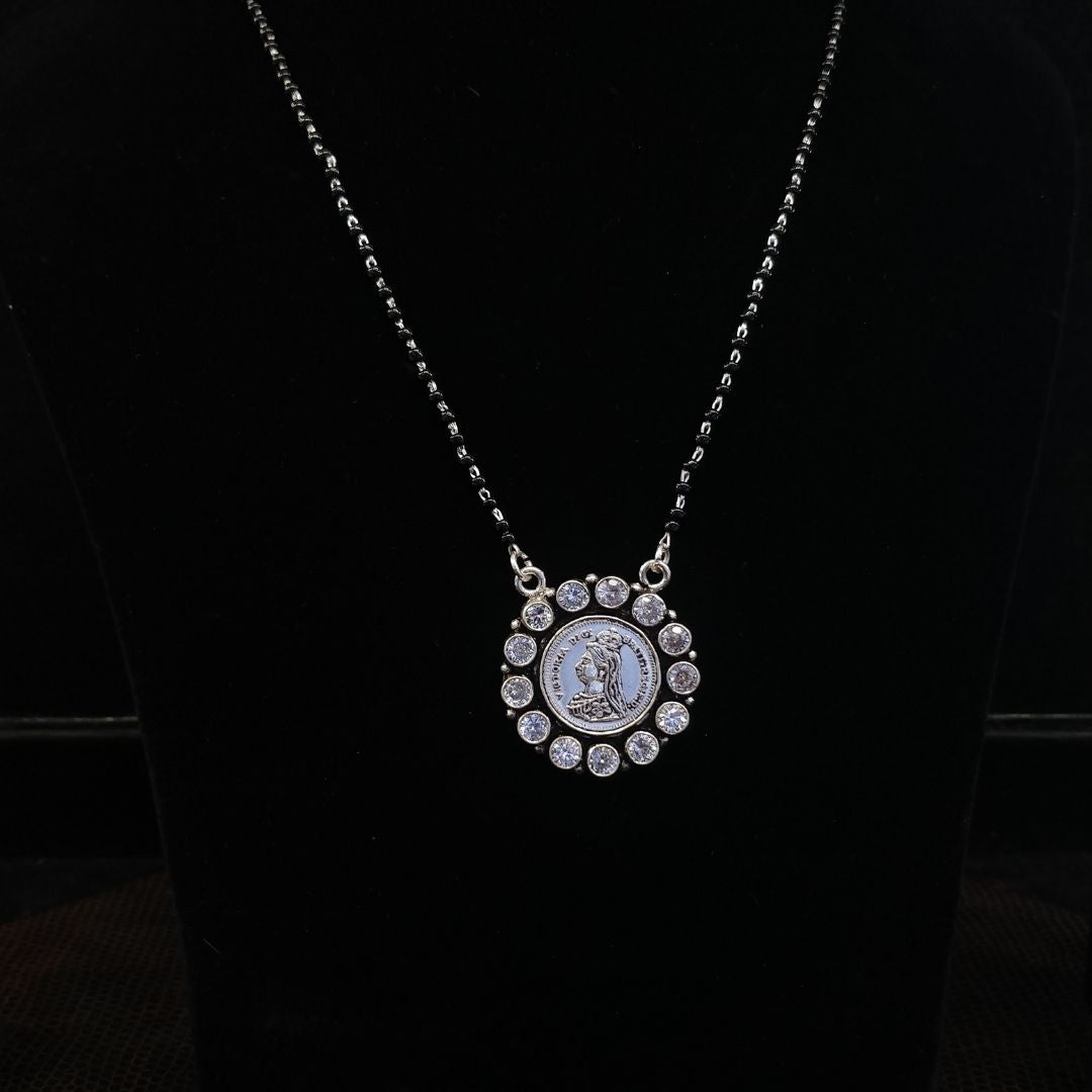 Candrin Myra Silver Mangalsutra