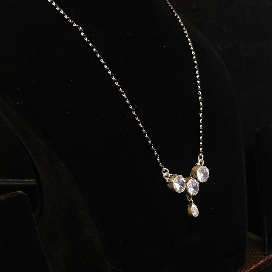 Candrin Trany Silver Mangalsutra