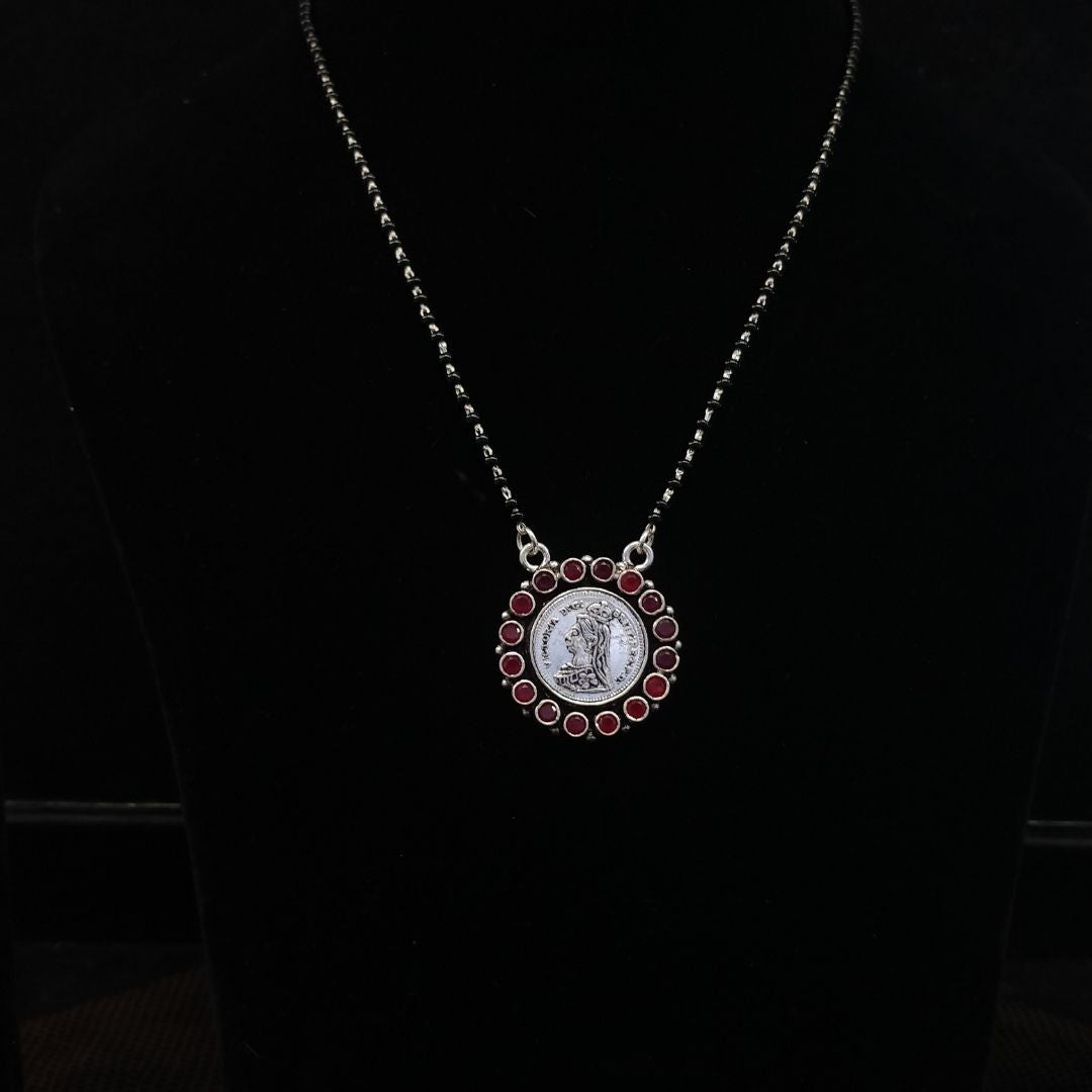 Candrin Barium Silver Mangalsutra