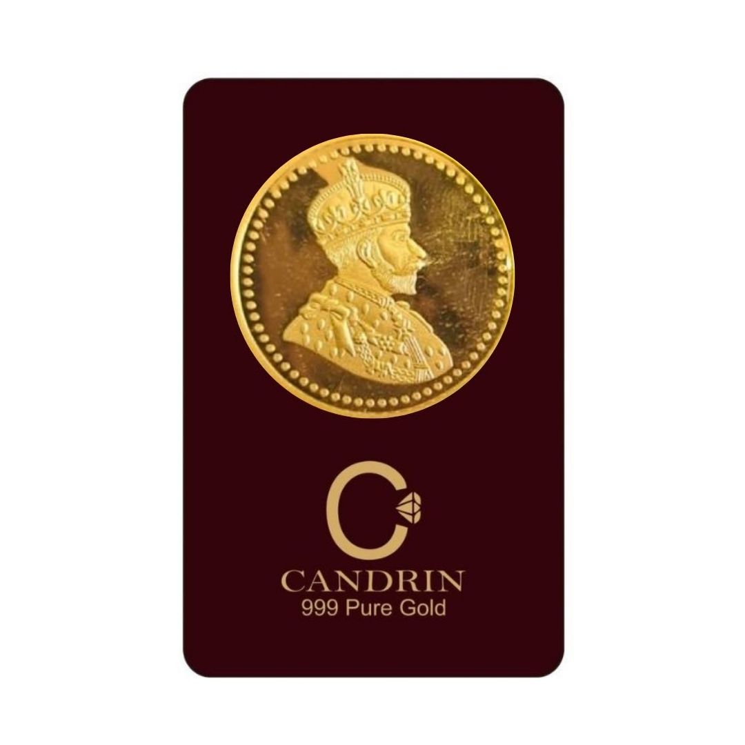 CANDRIN 999 GOLD GEORGE KING COIN