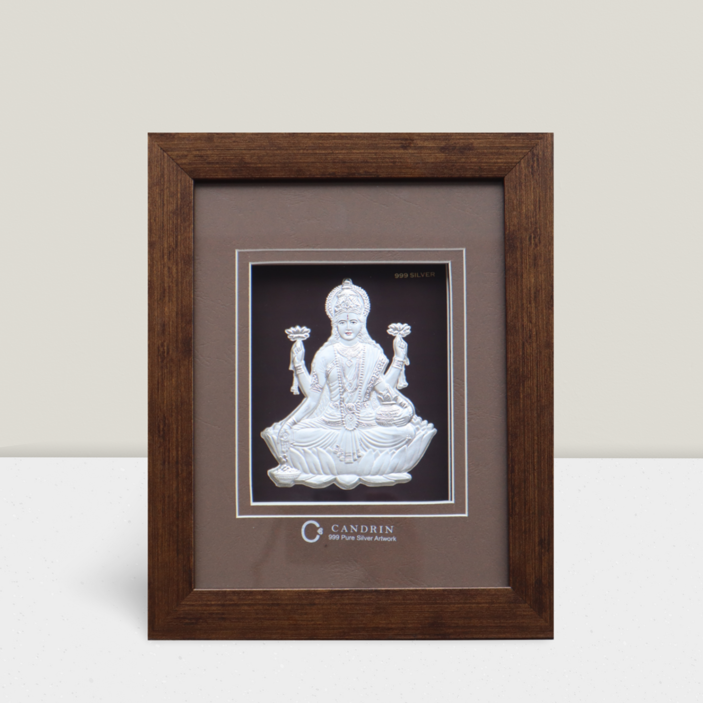 CANDRIN SILVER FRAME/LAXMI JI SILVER FRAME / LAXMI JI SILVER FRAME / CANDRIN LAXMI JI / SILVER FOIL FRAME/ LAXMI JI / CANDRIN /SILVER FRAME / LAXMI JI SILVER FRAME
