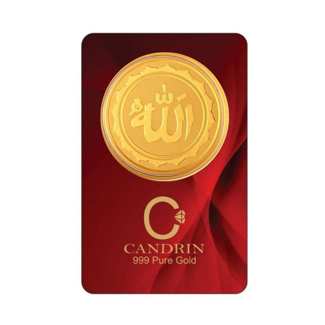 CANDRIN 999 GOLD ALLAH COIN