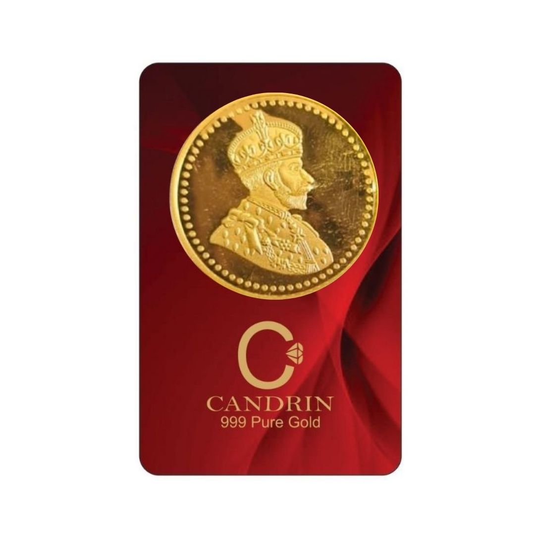 CANDRIN 999 GOLD GEORGE KING COIN