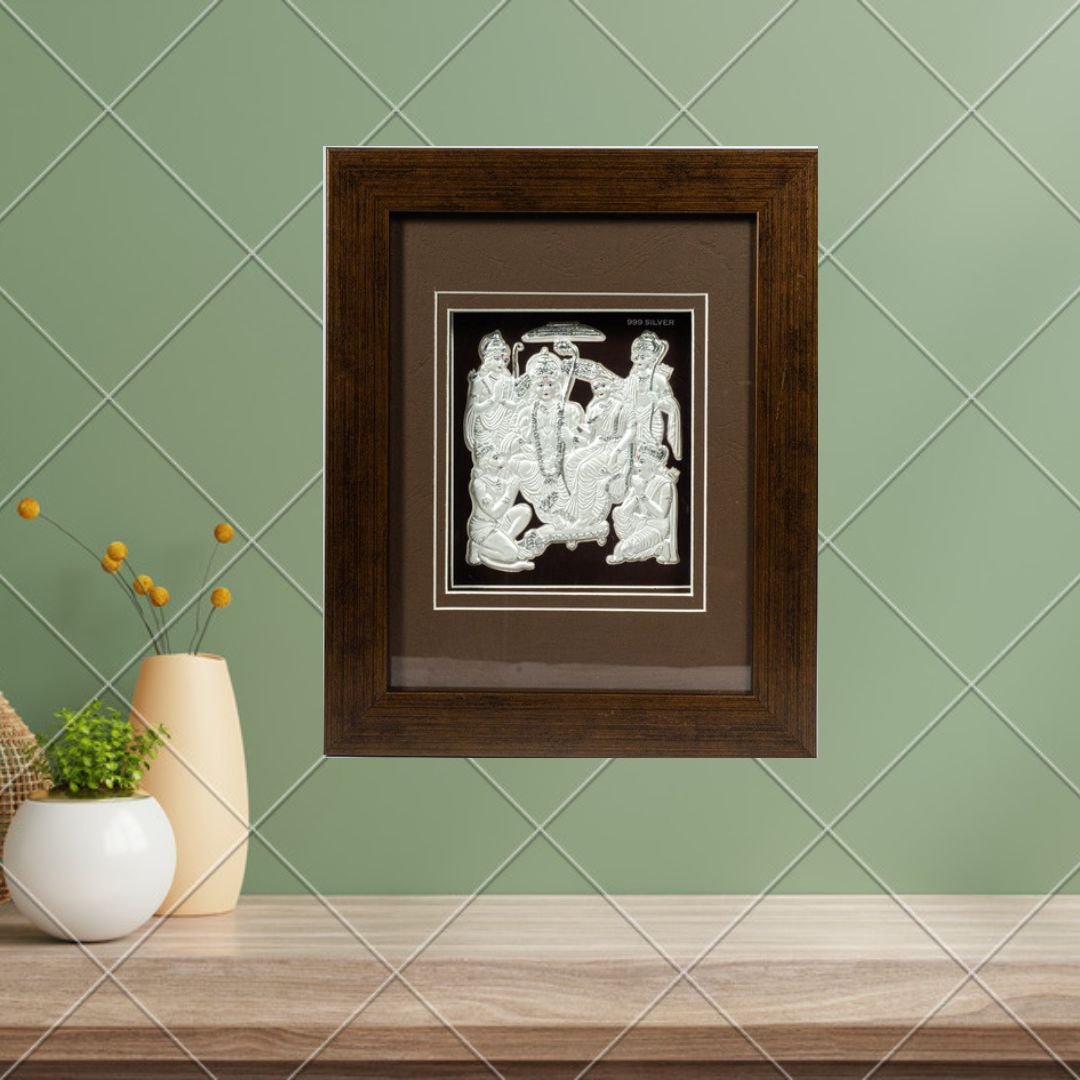 CANDRIN SILVER FRAME/ RAMDARBAR SILVER FRAME / RAMDARBAR SILVER FRAME / CANDRIN RAMDARBAR / SILVER FOIL FRAME/ RAM DARBAR / CANDRIN /SILVER FRAME / RAM DARBAR SILVER FRAME