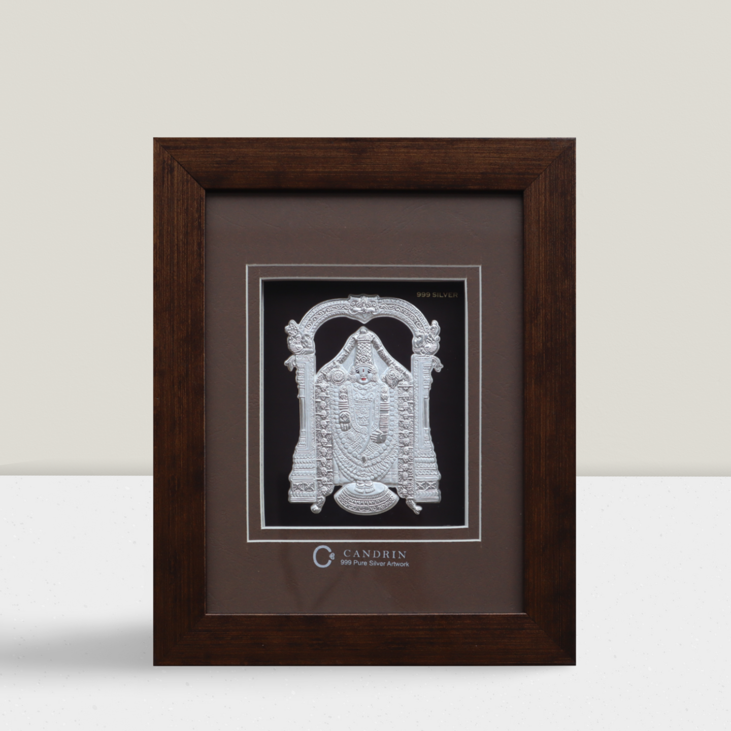 CANDRIN SILVER FRAME/ TIRUPATI BALA JI SILVER FRAME / TIRUPATI BALA JI SILVER FRAME / CANDRIN TIRUPATI BALA JI / SILVER FOIL FRAME/ TIRUPATI BALA JI / CANDRIN /SILVER FRAME / TIRUPATI BALA JI SILVER FRAME
