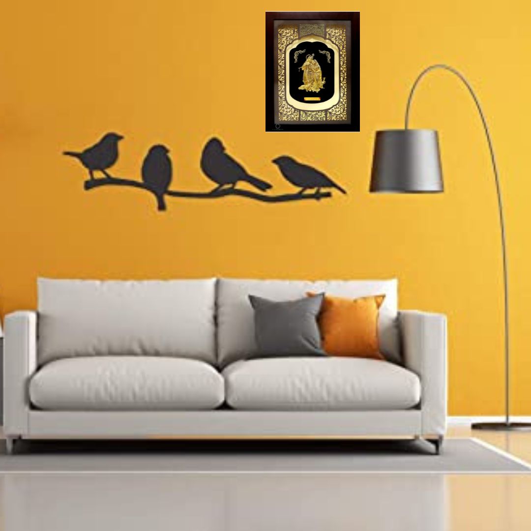 24KT GOLD FOIL ELITE RK WITH PEACOCK FRAME