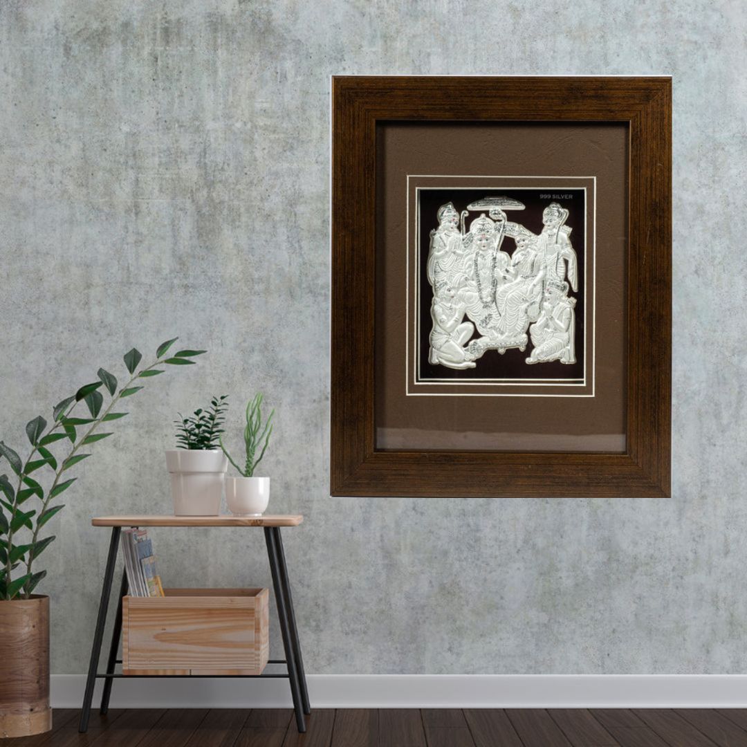 CANDRIN SILVER FRAME/ RAMDARBAR SILVER FRAME / RAMDARBAR SILVER FRAME / CANDRIN RAMDARBAR / SILVER FOIL FRAME/ RAM DARBAR / CANDRIN /SILVER FRAME / RAM DARBAR SILVER FRAME