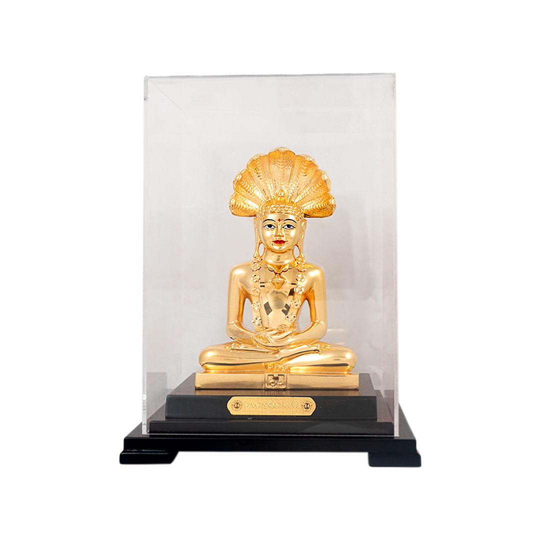 24KT Gold Foil Parashwanath Ji Window Frame
