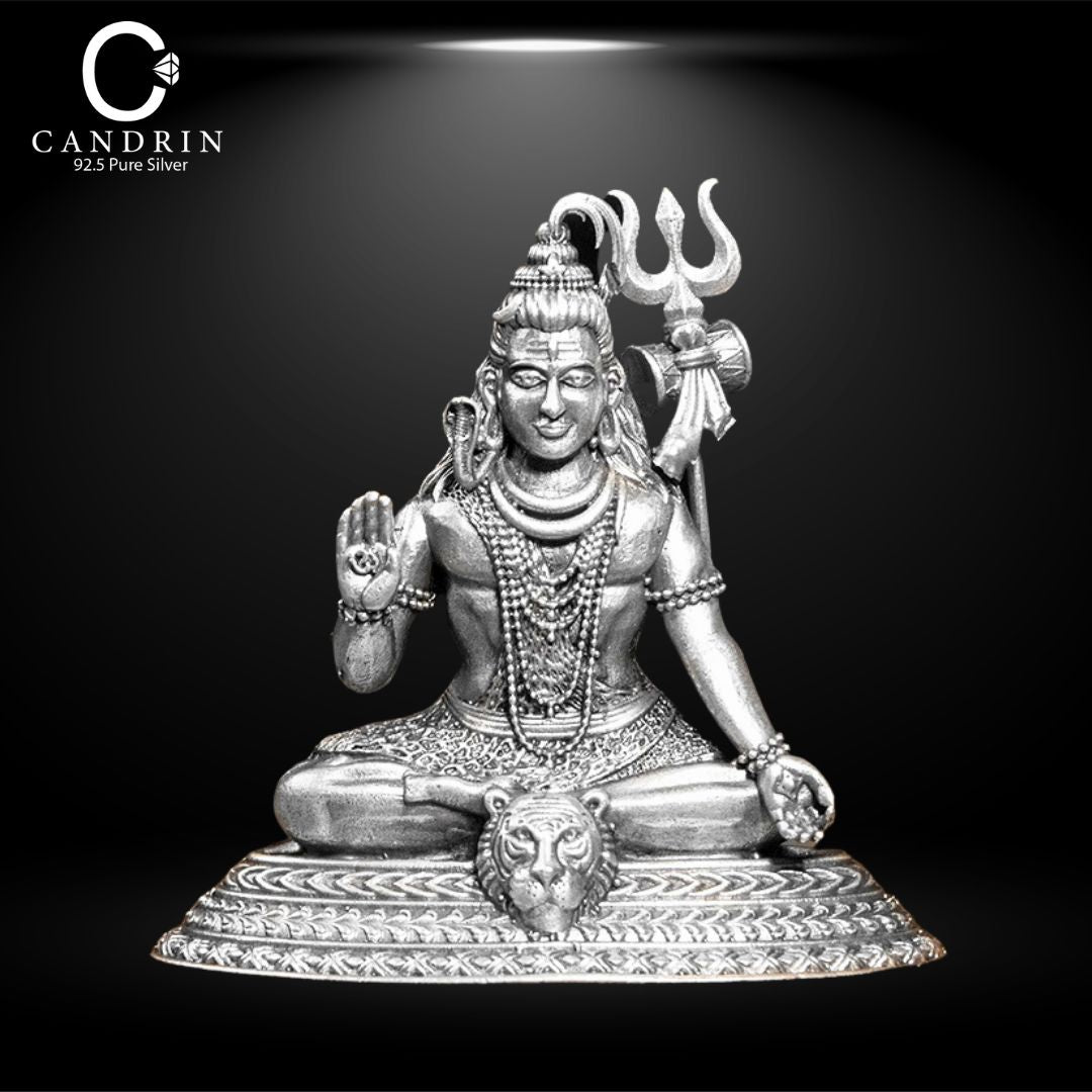 कैंड्रिन 925 शिव जी 2डी मूर्ति