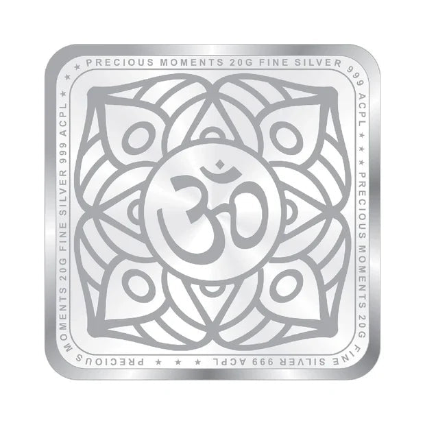 Laxmi & Ganesh Ji Silver Coin