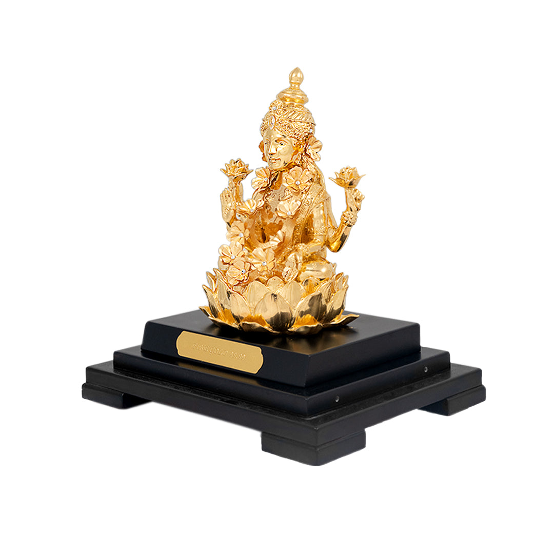 24 KT गोल्ड फ़ॉइल लक्ष्मी जी विंडो फ़्रेम