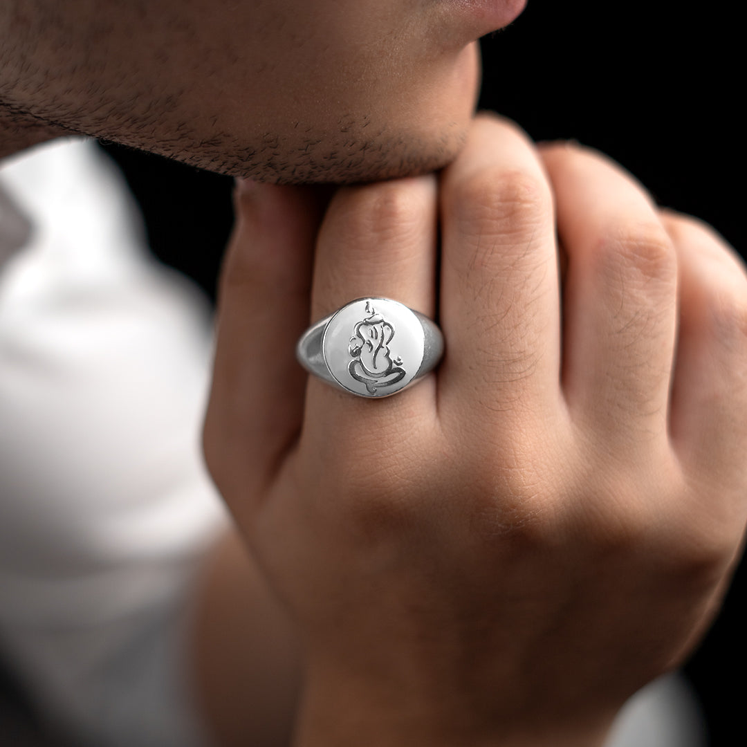 Candrin Ganesha Gents Ring