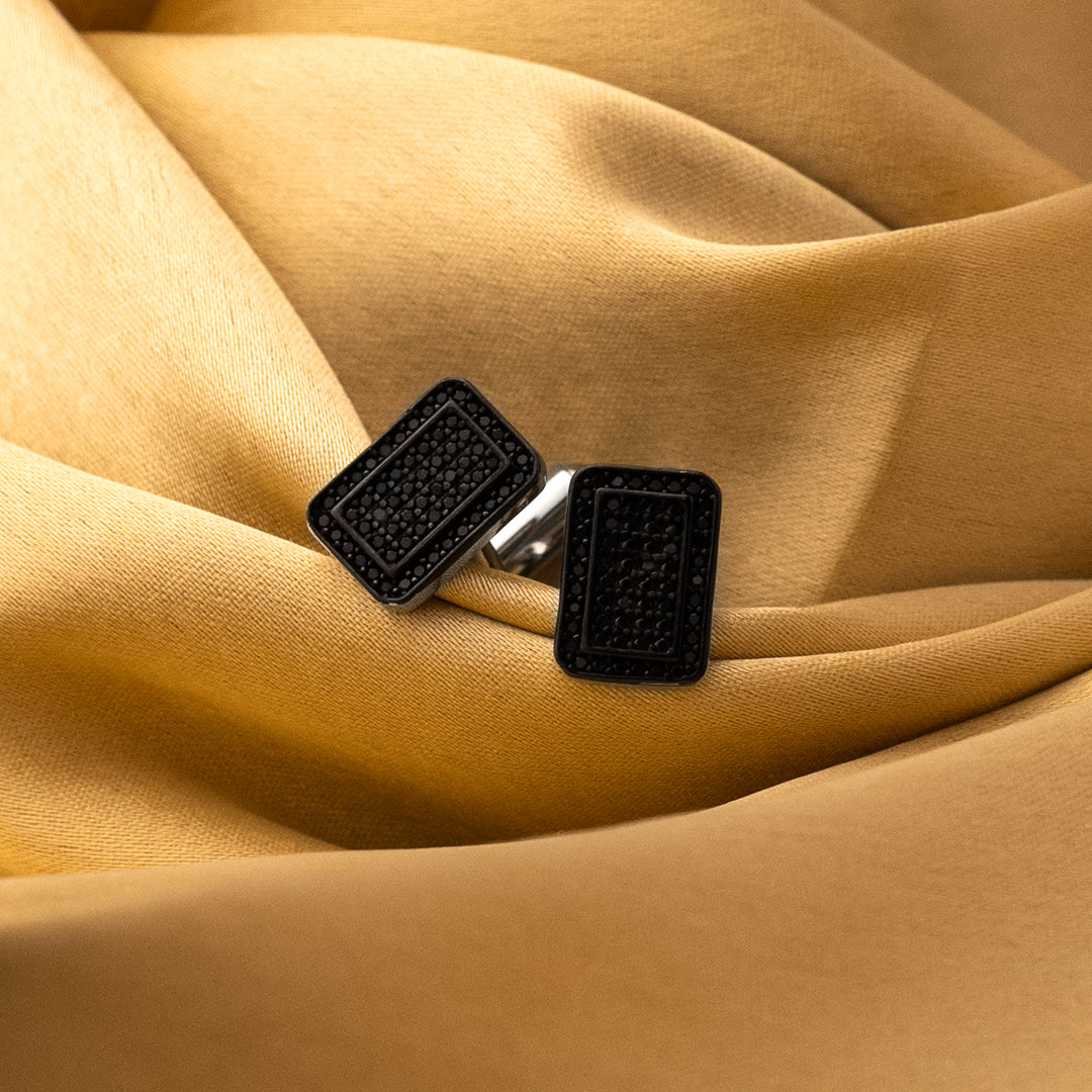 Candrin Gage 925 Silver Cufflinks