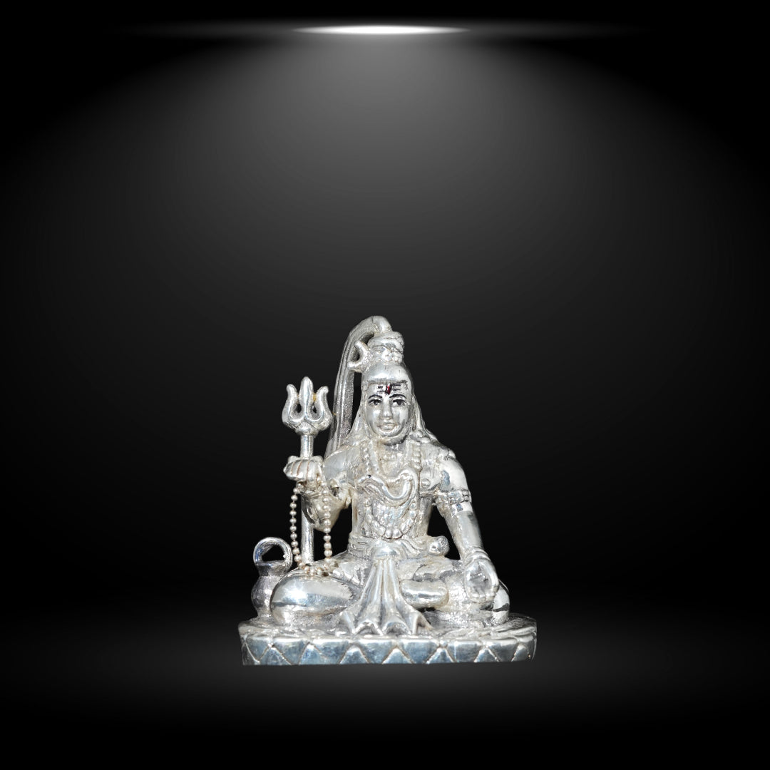 कैंड्रिन 925 शिव जी 3डी मूर्ति