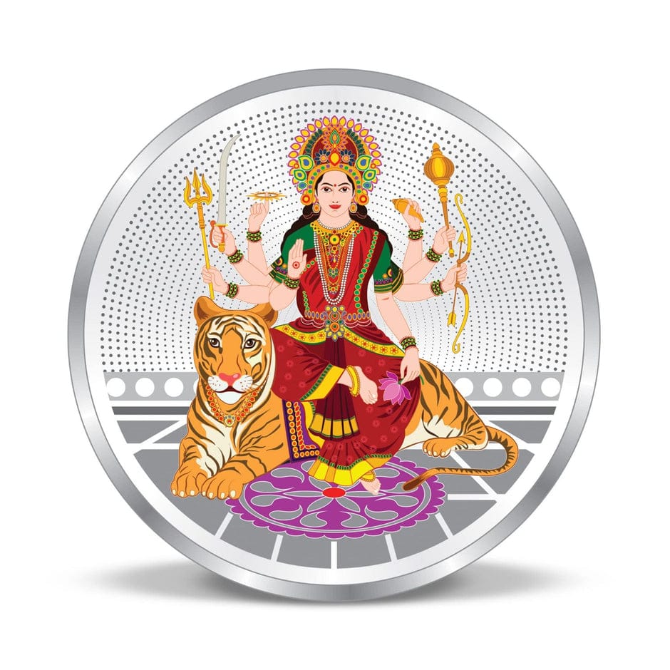 10GM Durga Ji 99.9 Silver Coin