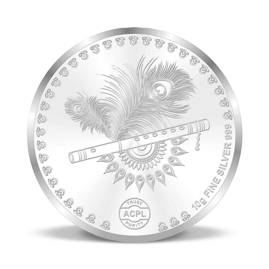 20 GM Radha Krishna 99.9 Silver Coin