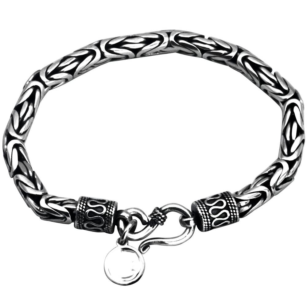 Candrin Snack Oxidise Men Bracelet