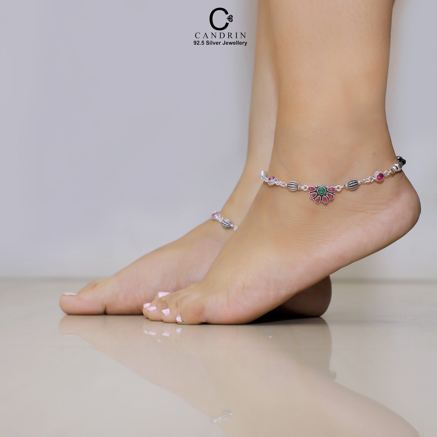 is sterling silver real silver/ Halfer thread 925 candrin payal / candrin payal / candrin jewellery / payal/ 925 payal/ sterling silver payal/ Halfer thread payal
