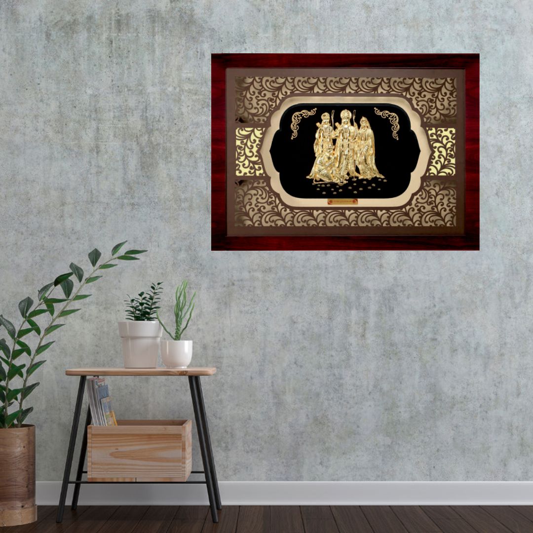 24KT GOLD FOIL ELITE RAM DARBAR FRAME