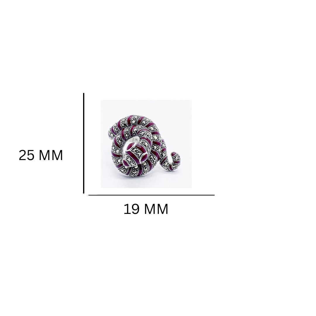 Candrin Snake xenziya Ring