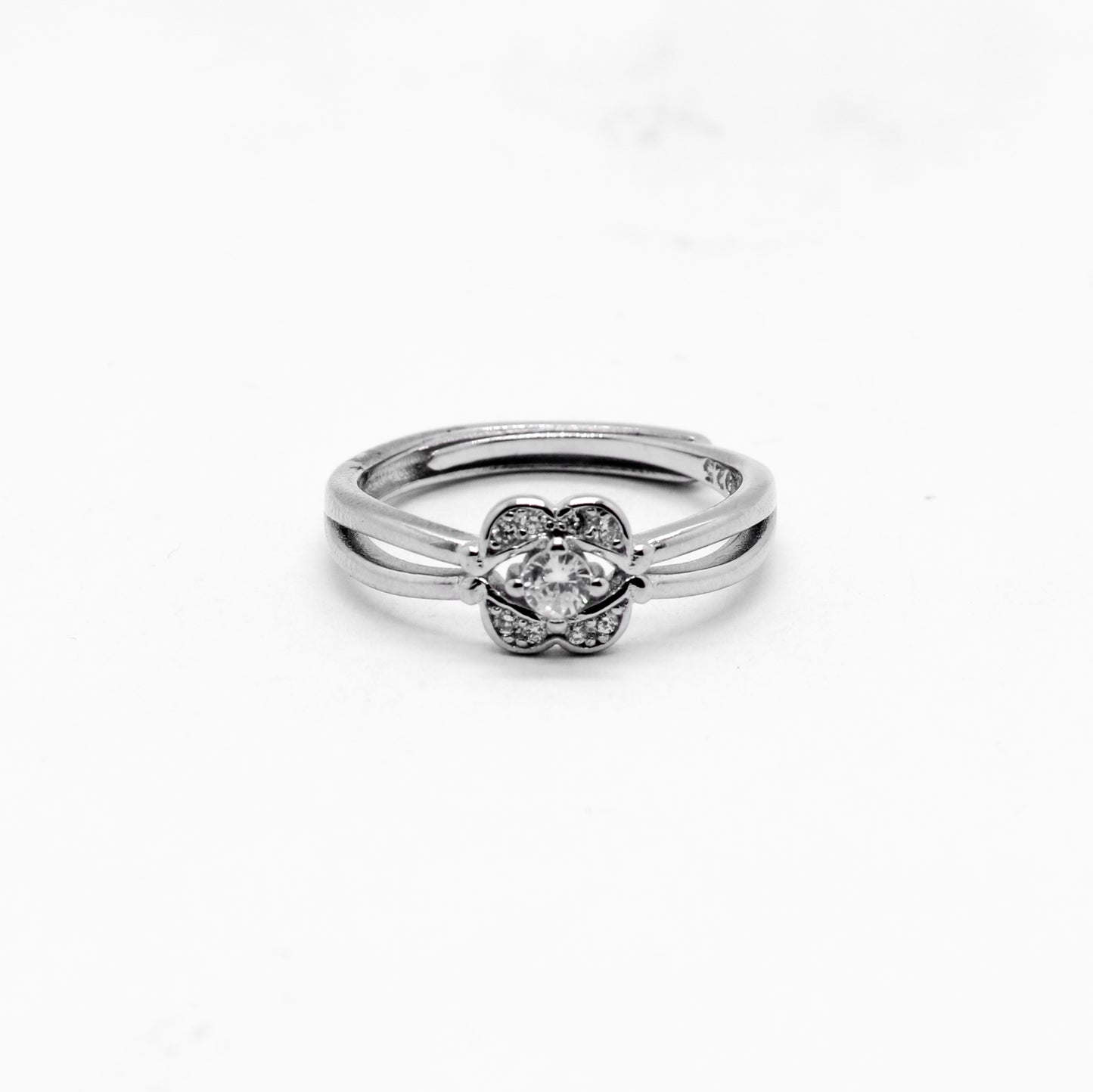 sara 925 sterling silver ring/eye shape 925 sterling sliver ring