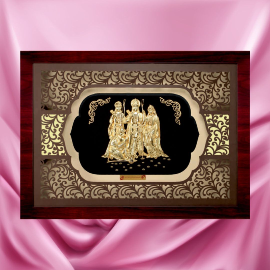 24KT GOLD FOIL ELITE RAM DARBAR FRAME