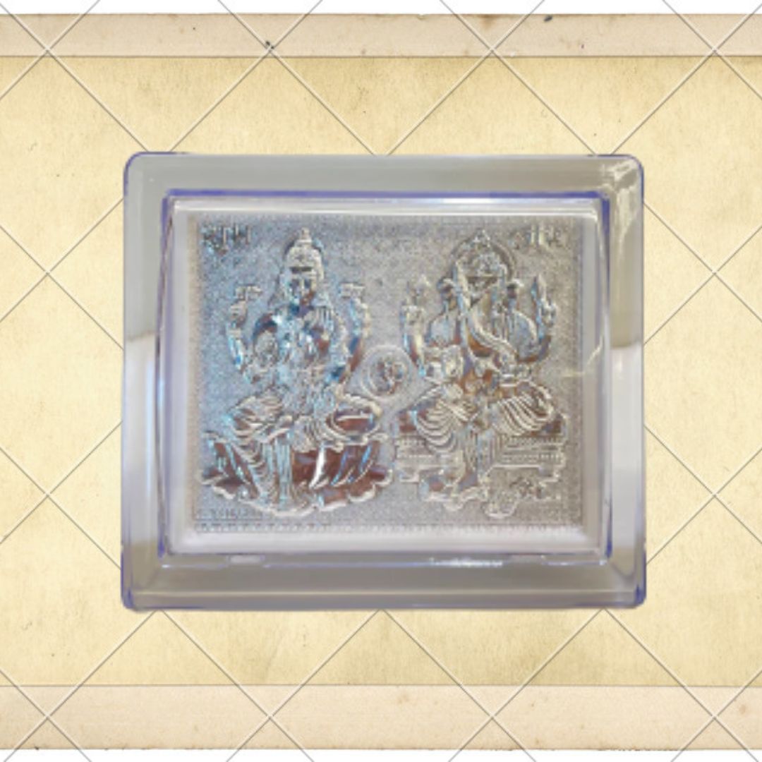 CANDRIN 999 PURE SILVER CLLG01 LAXMI GANESH FRAME