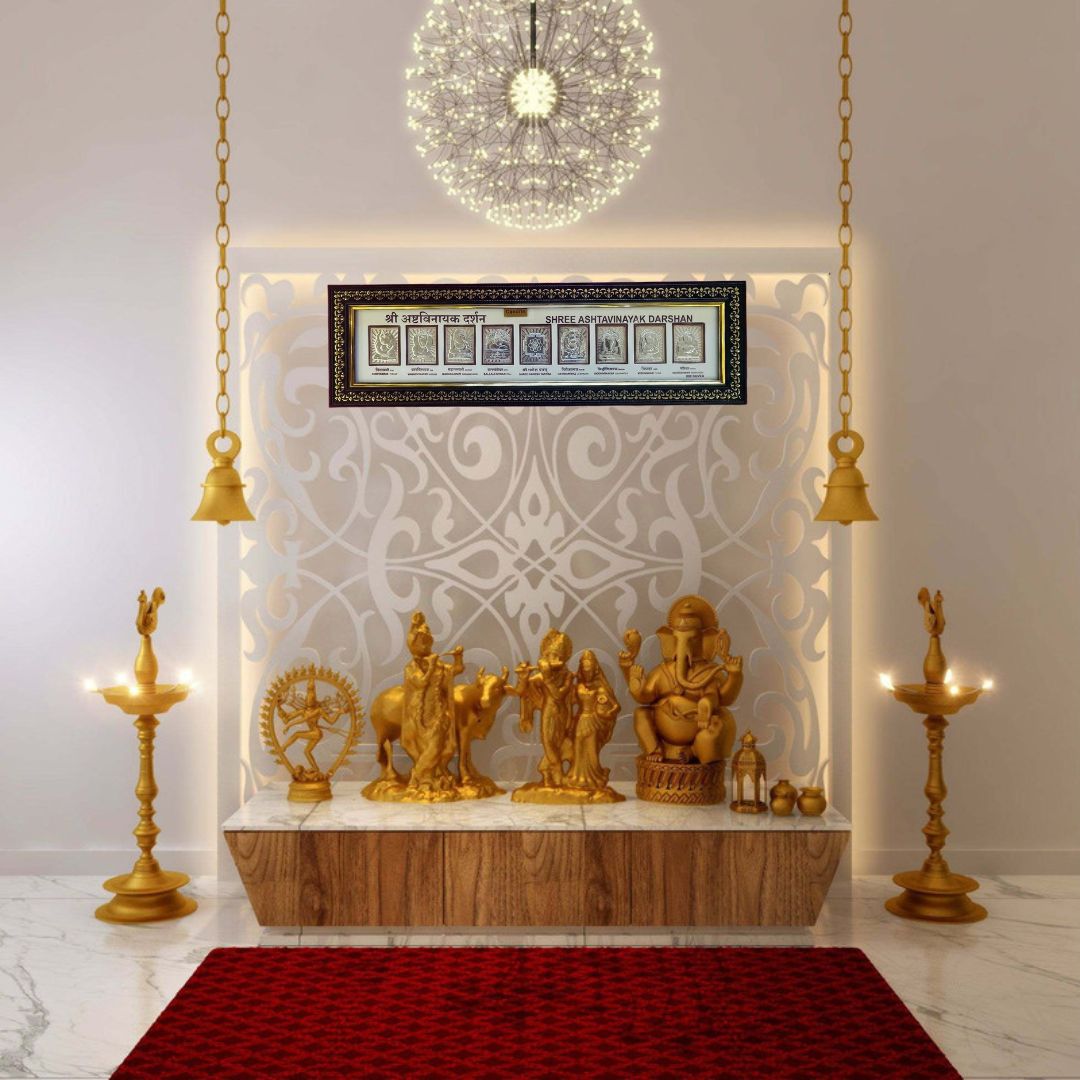 CANDRIN SILVER FRAME/ ASTVINAYAK DARSHAN SILVER FRAME / ASTVINAYAK SILVER FRAME / CANDRIN ASTVINAYAK DARSHAN / SILVER FOIL FRAME/ ASTVINAYAK DARSHAN / CANDRIN /SILVER FRAME / ASTVINAYAK SILVER FRAME