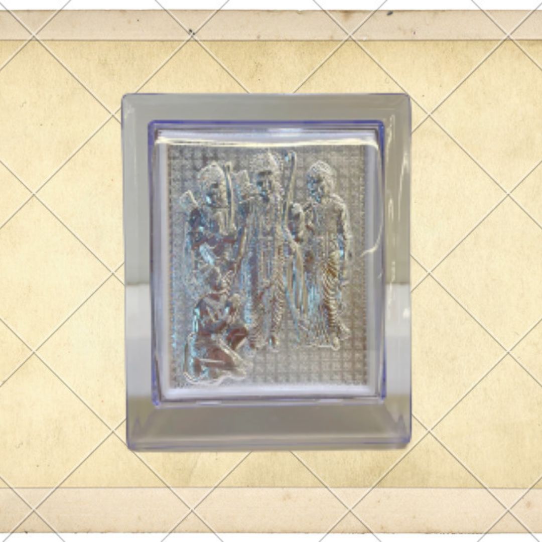 CANDRIN SILVER FRAME/ RAMDARBAR SILVER FRAME / RAMDARBAR SILVER TABLE TOP / CANDRIN RAMDARBAR JI / SILVER FOIL FRAME/ RAMDARBAR JI / CANDRIN /SILVER FRAME / RD SILVER FRAME