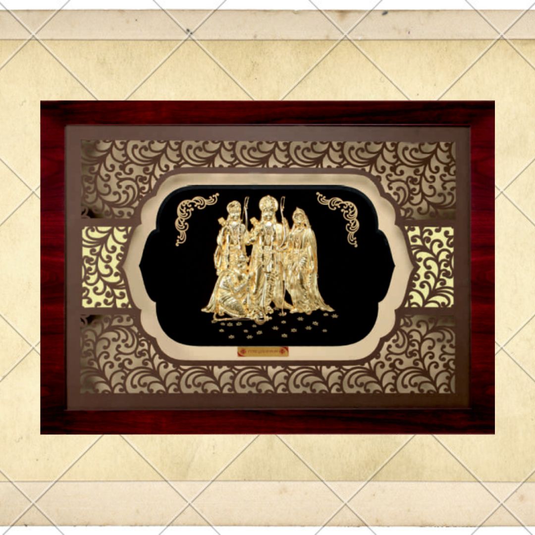 24KT GOLD FOIL ELITE RAM DARBAR FRAME
