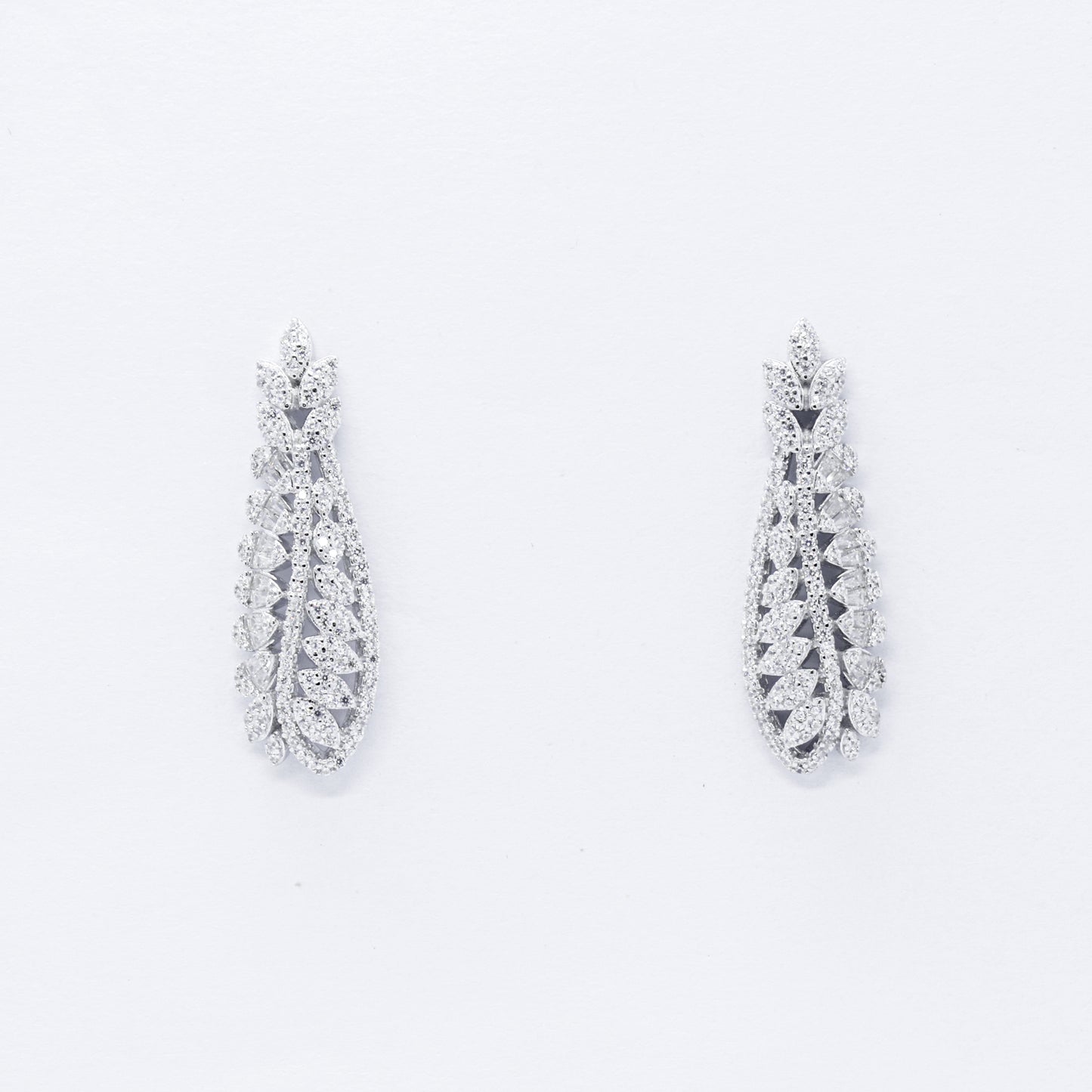 OLIVER SILVER STERLING/LEAVE SHAPE SILVER STERLING